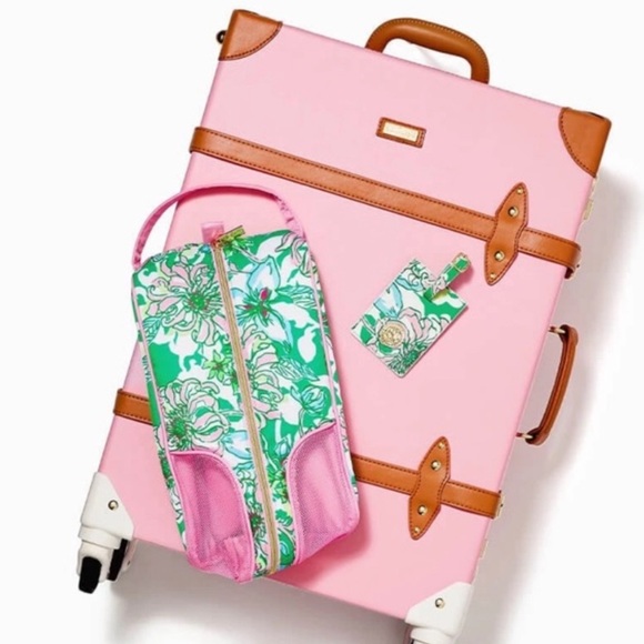 Lilly Pulitzer Shoe Bag, Spearmint Blossom Views - Picture 14 of 14